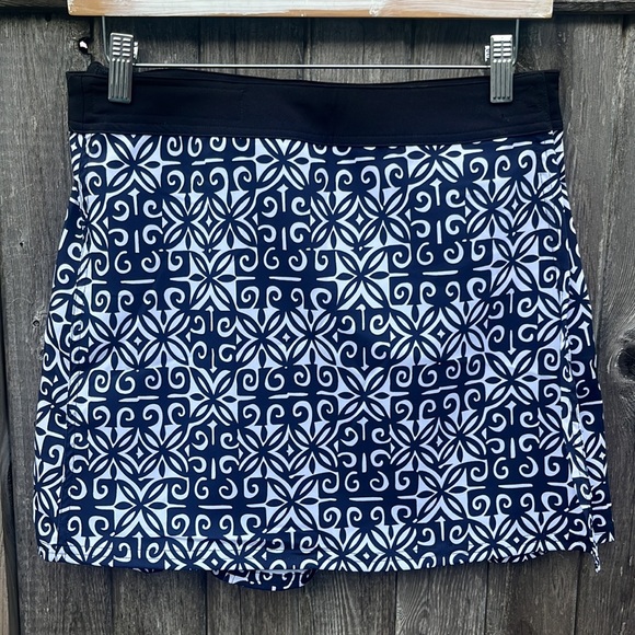 Rip Skirt Hawaii Navy/White Velcro Wrap Around Beach Skirt,Small - Picture 4 of 11